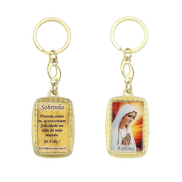 Porta-chaves com dedicatória masculino 3