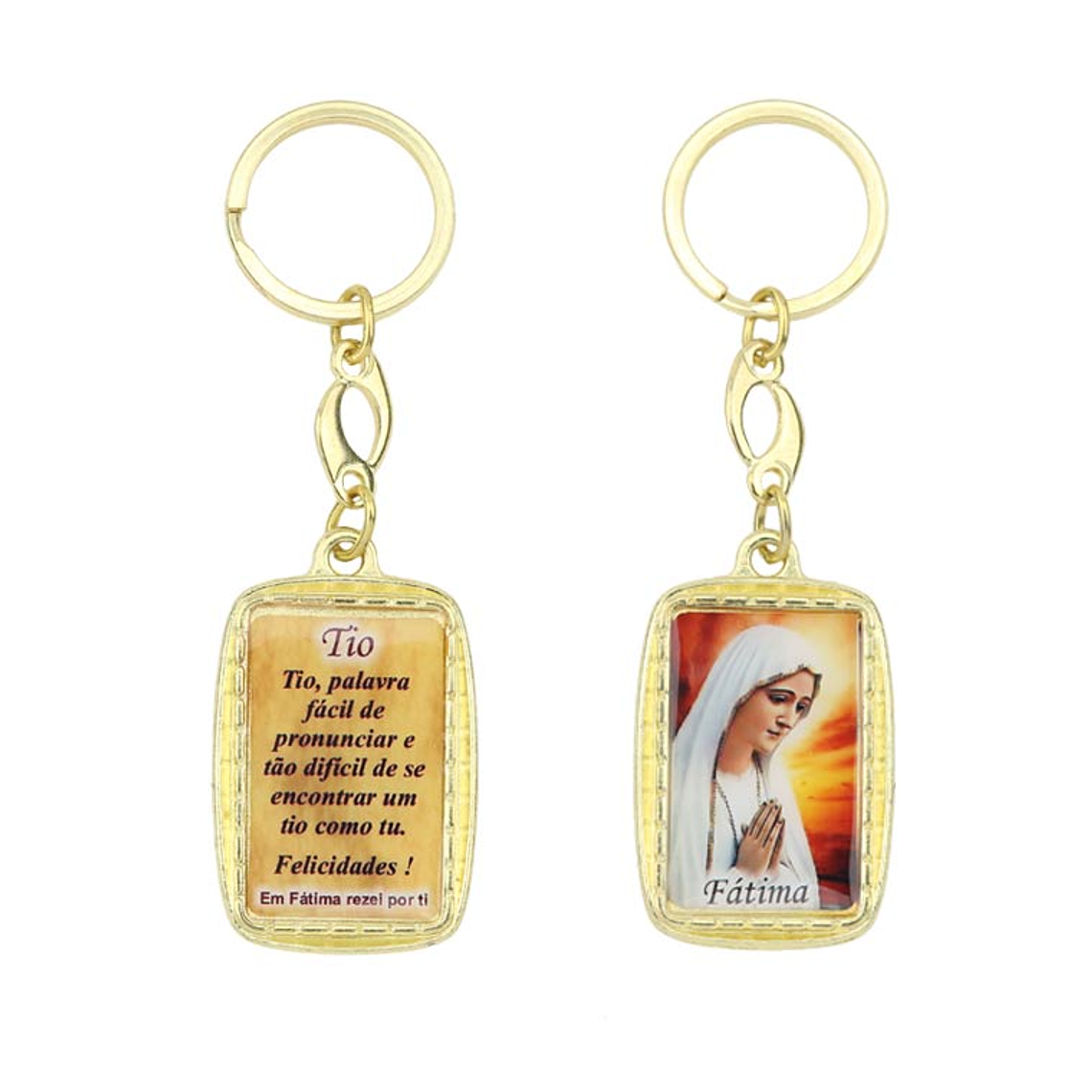 Llavero con dedicacion masculina 4