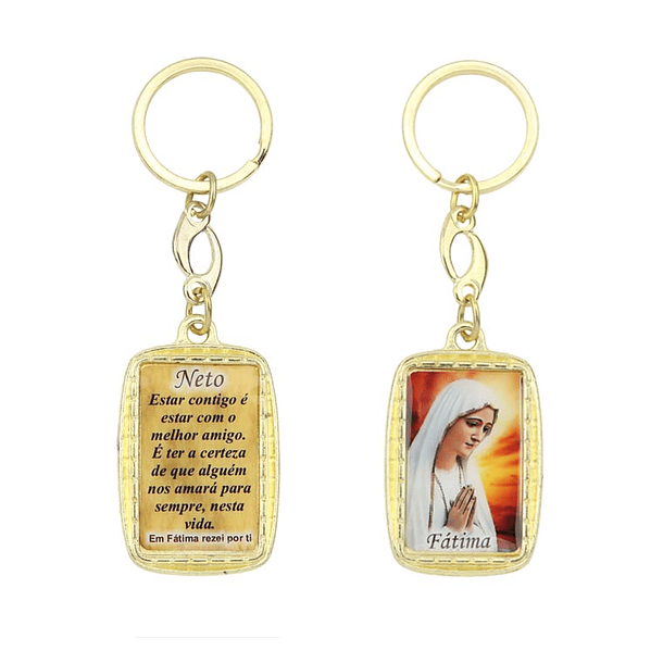 Llavero con dedicacion masculina 6