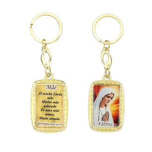 Keyring with dedication