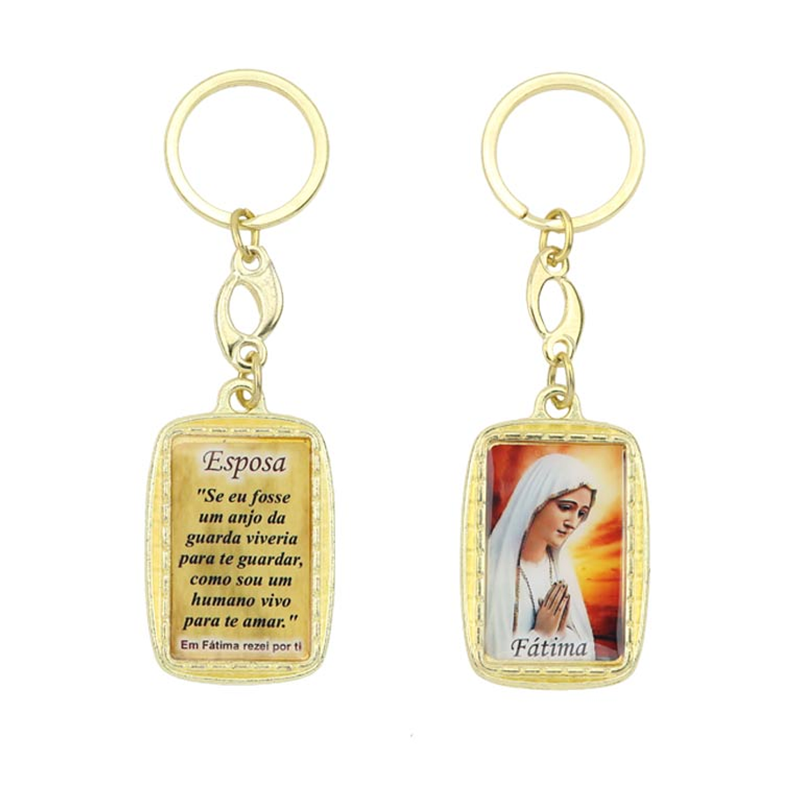 Porta-chaves com dedicatória Feminino 11