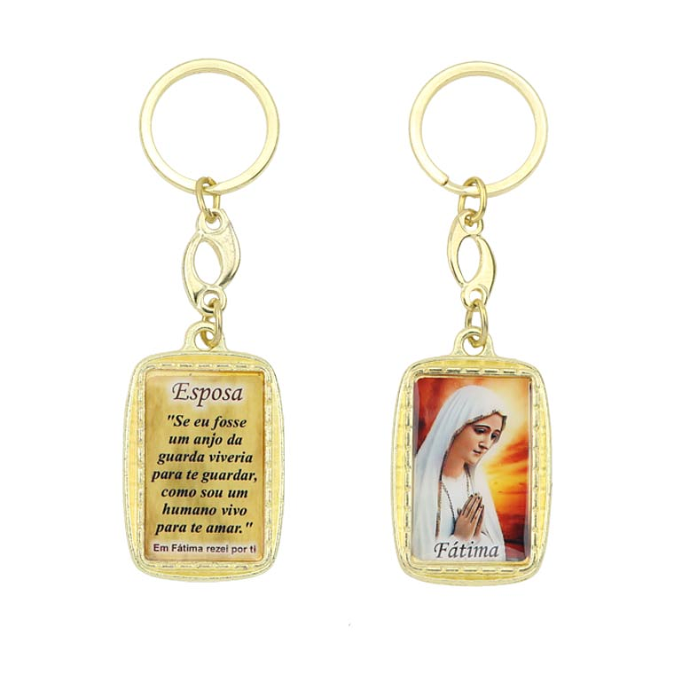 Porta-chaves com dedicatória Feminino 11