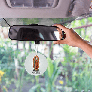 Our Lady of Guadalupe car air freshener