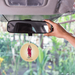 Saint Philomena car air freshener
