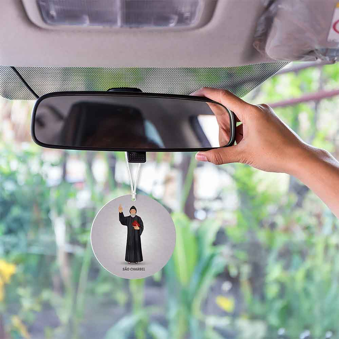 Saint Charbel car air freshener 2