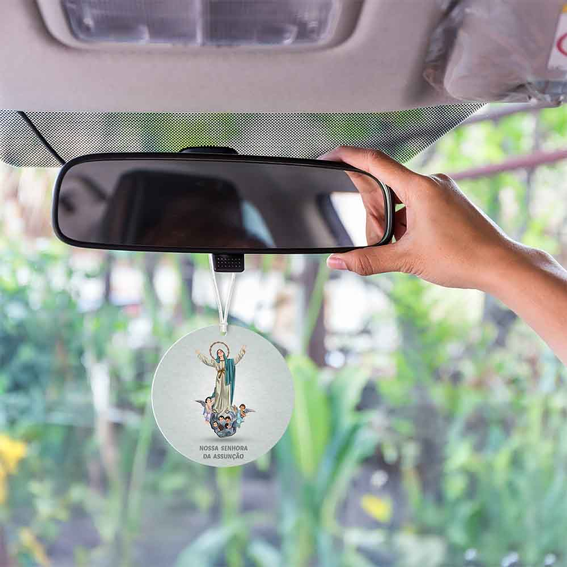 Our Lady of the Assumption car air freshener 2
