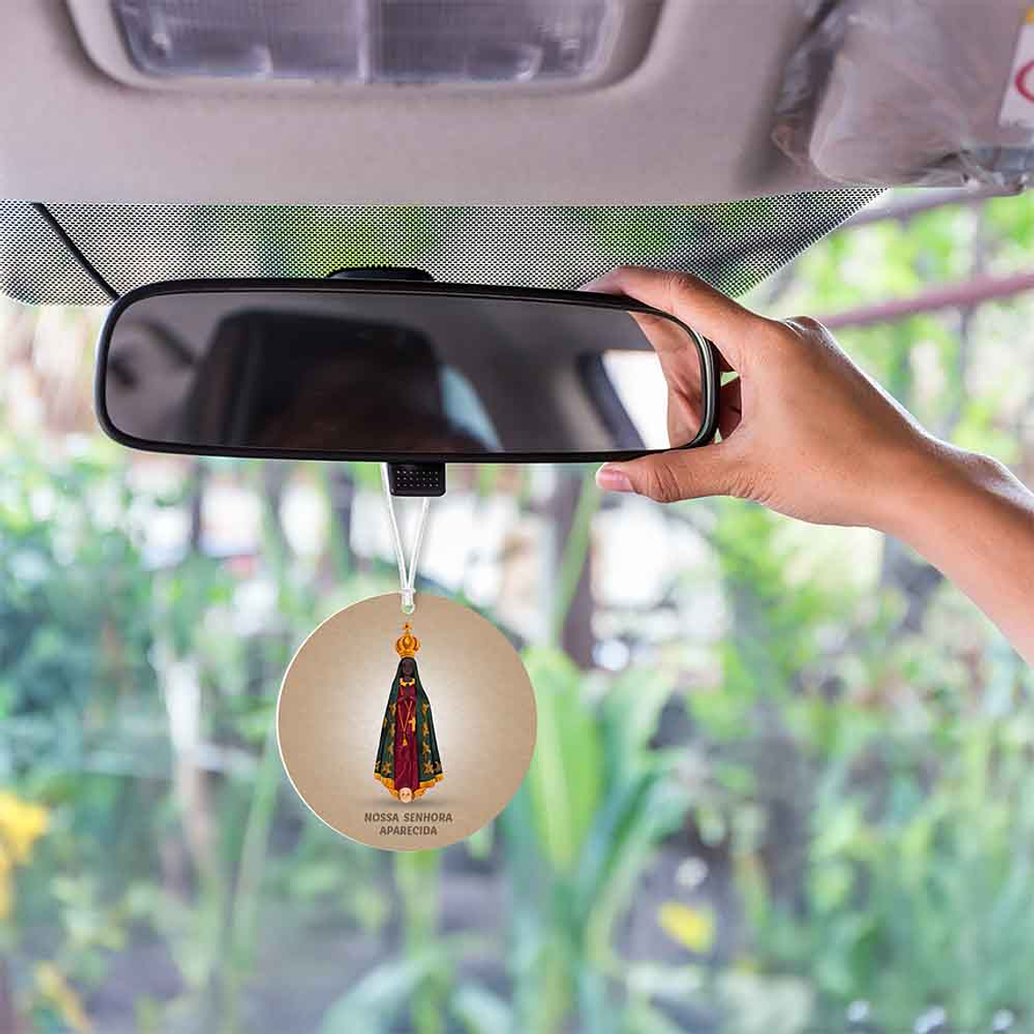 Our Lady of Aparecida car air freshener 2