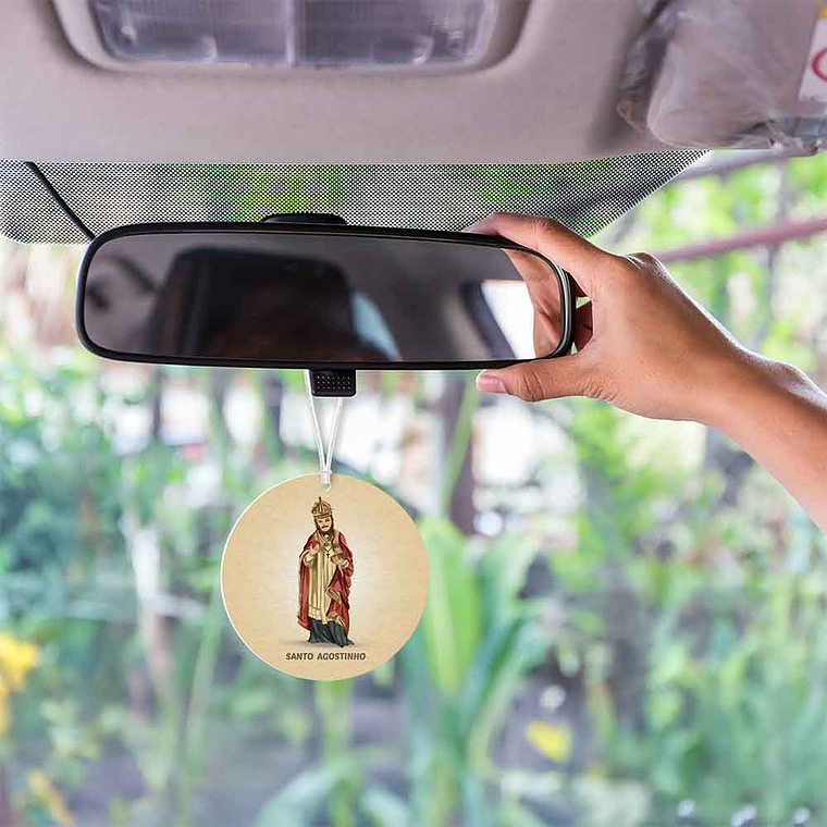 Saint Augustine Car Air Freshener 2