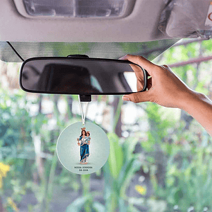 Our Lady of Guidance car air freshener