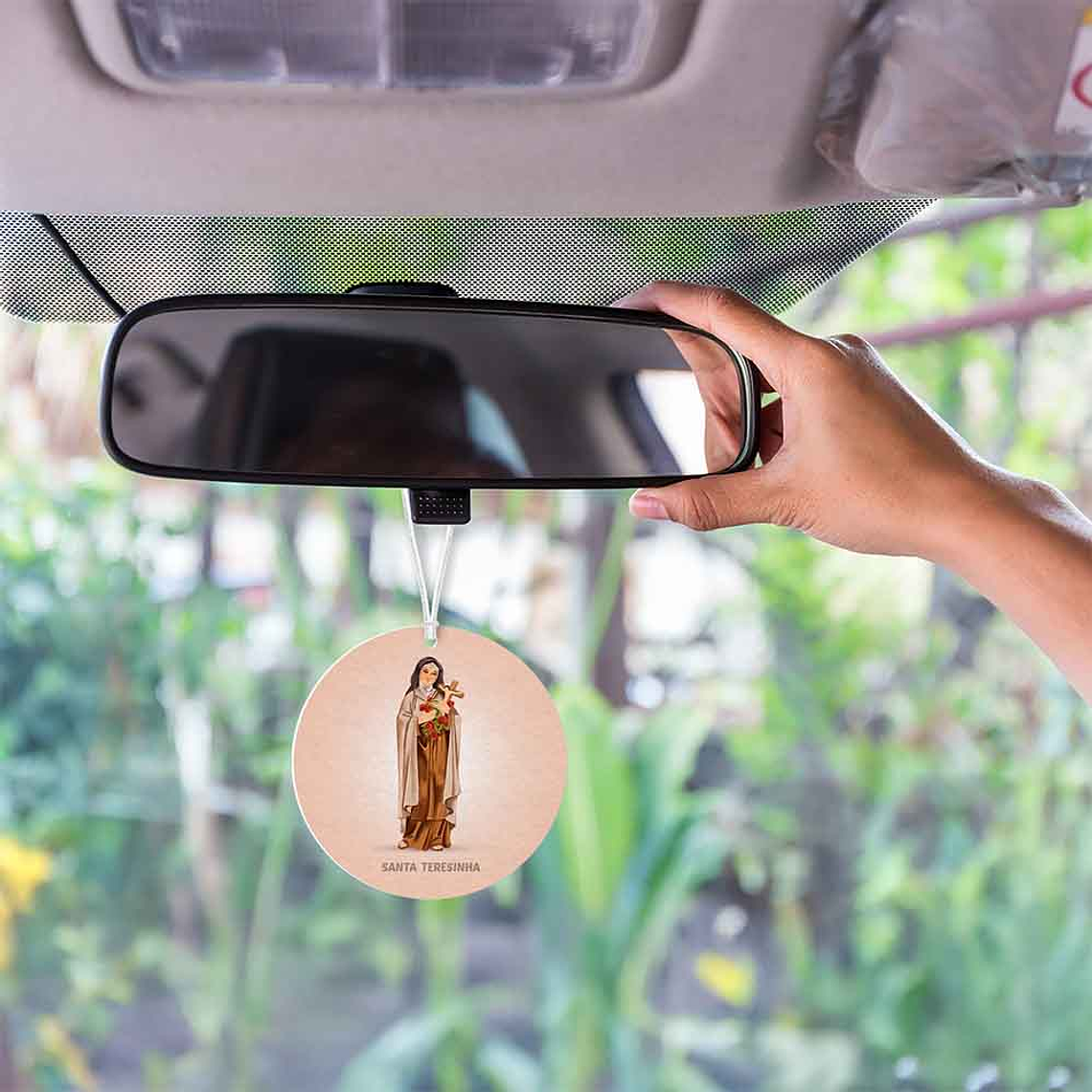 Saint Therese car air freshener 2