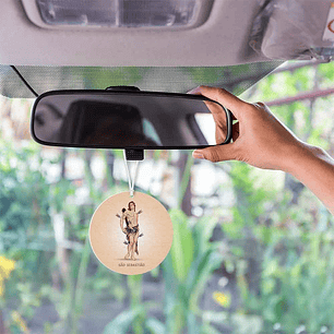 Saint Sebastian car air freshener