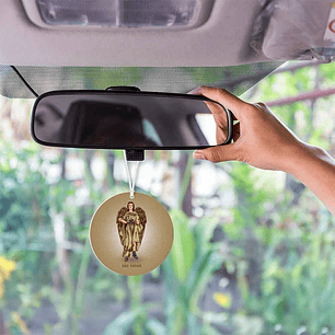 Saint Raphael car air freshener