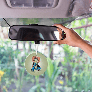 Saint Raphael car air freshener