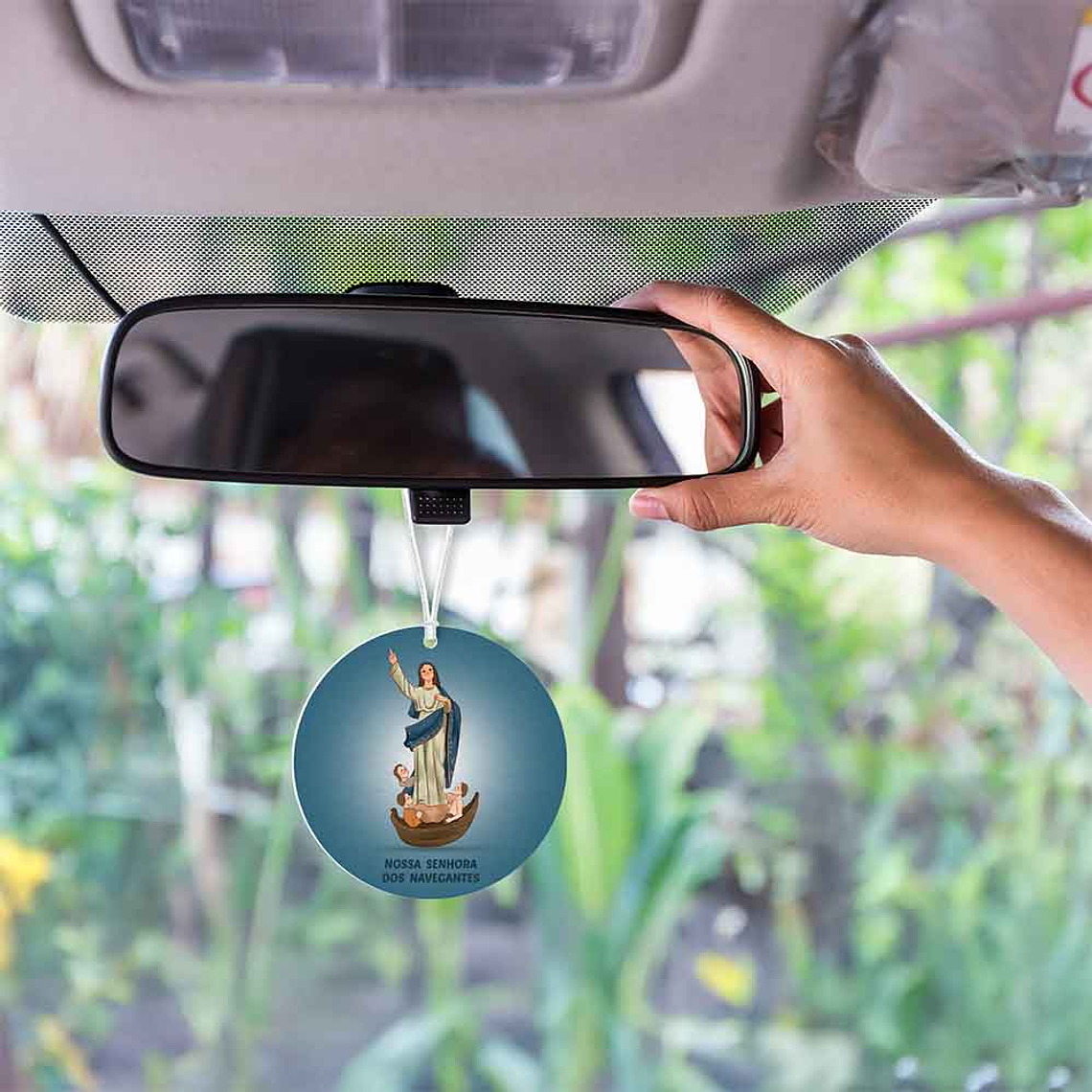 Our Lady of Navigators car air freshener 2