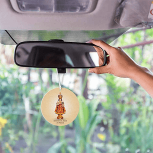 Infant Jesus of Prague car air freshener