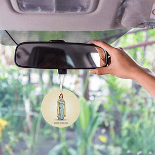 Saint Mary Magdalene car air freshener