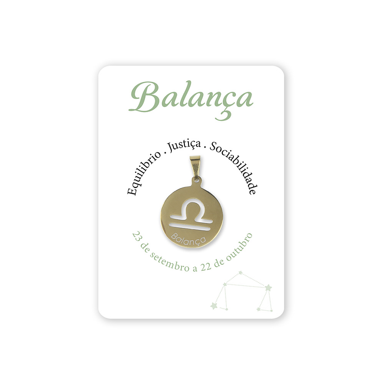 Medaglia del segno della Bilancia 1