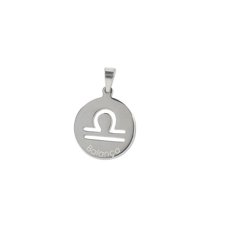 Médaille argentée du signe Balance 2