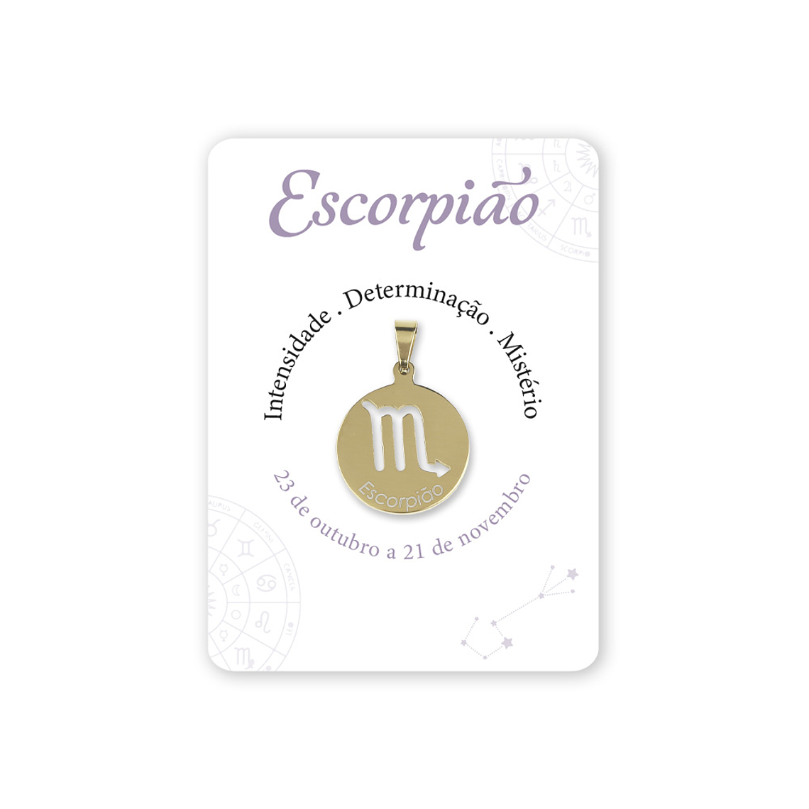 Scorpio sign medal 1