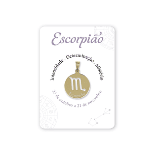 Scorpio sign medal