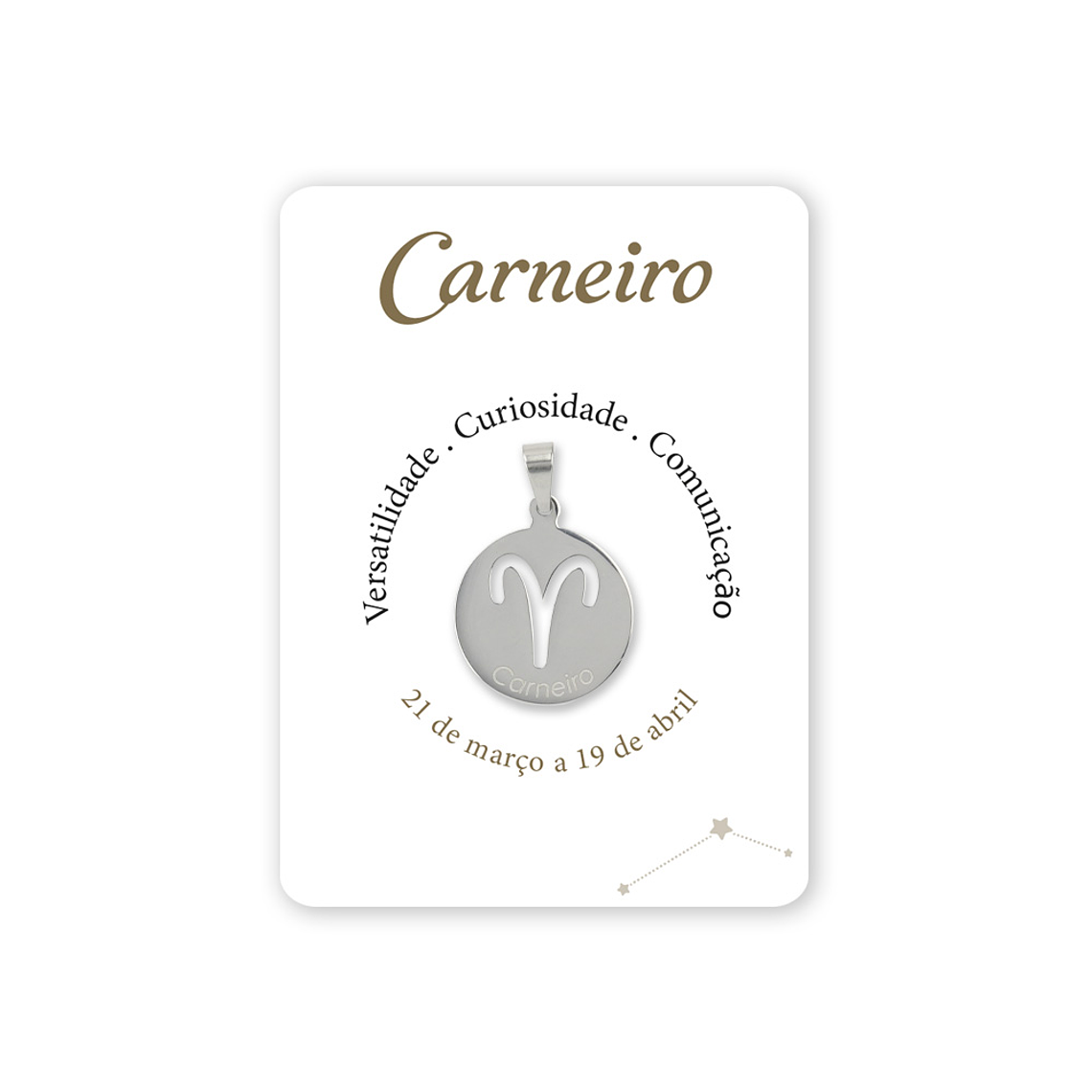 Medaglia d'argento segno dell'Ariete 1