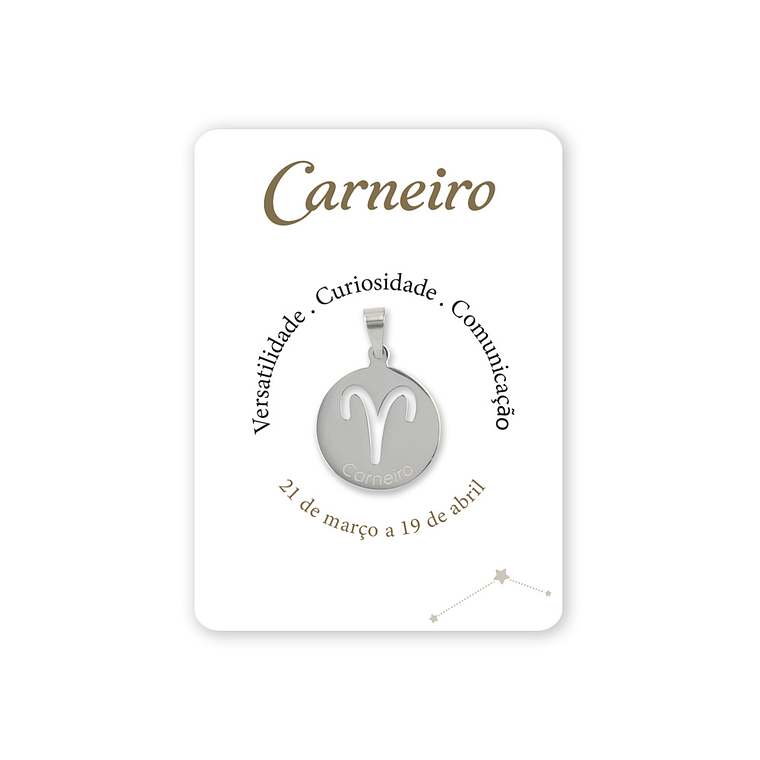 Medaglia d'argento segno dell'Ariete 1