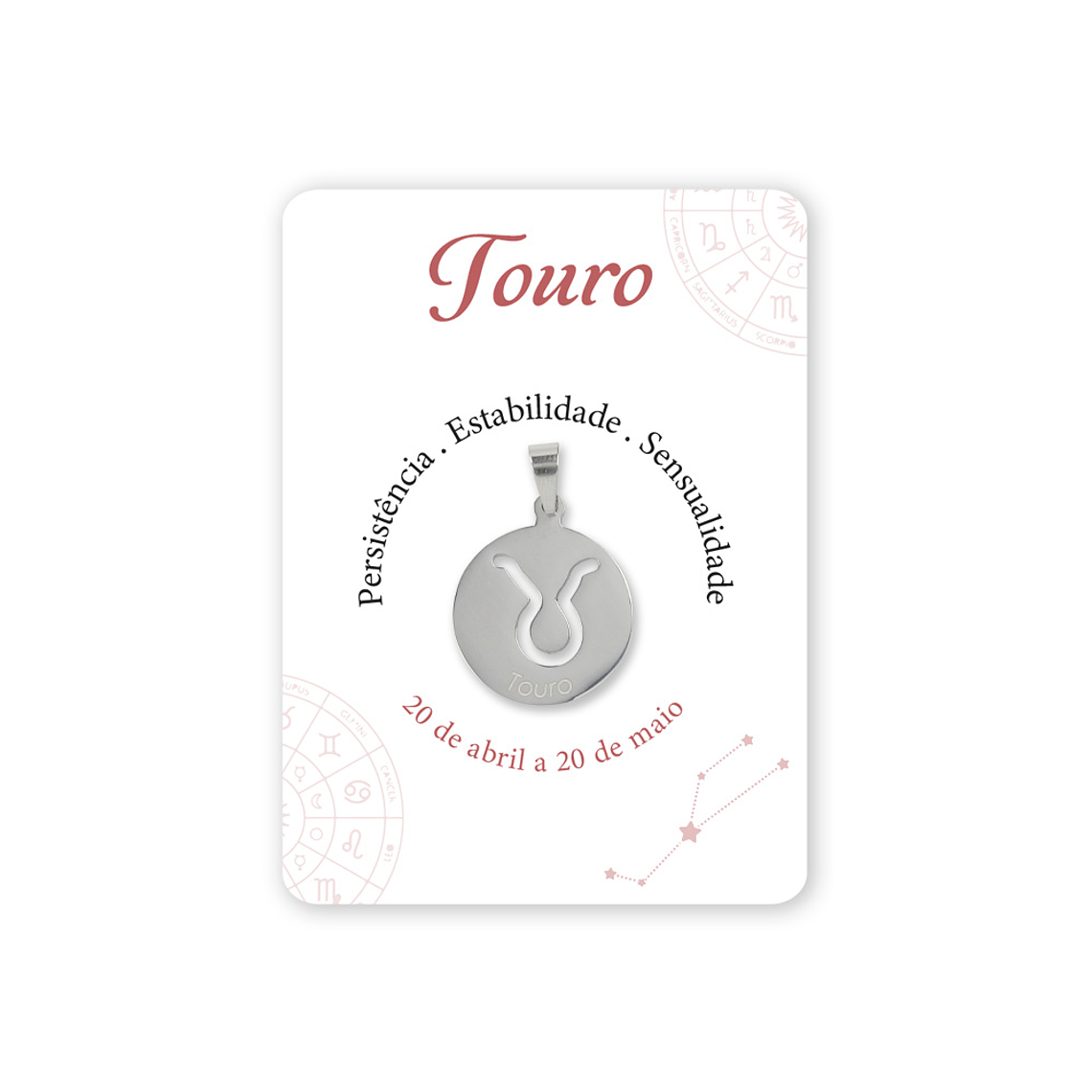 Medaglia argentada del segno Toro 1