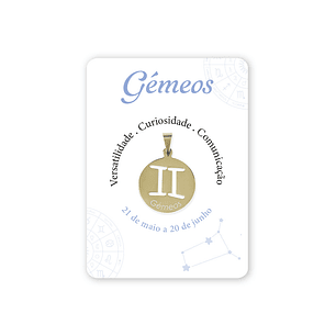 Gemini sign medal
