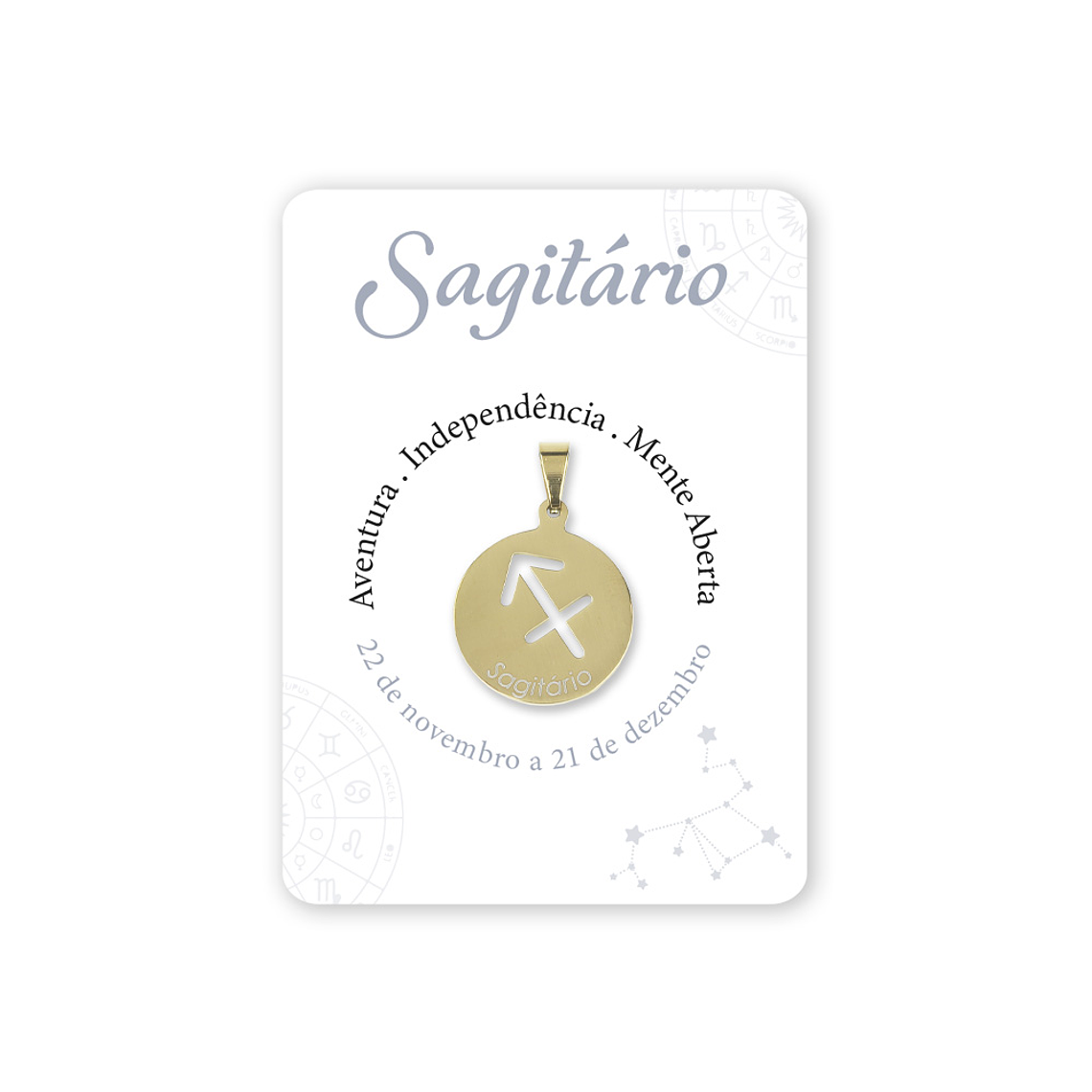 Medalha signo Sagitário 1