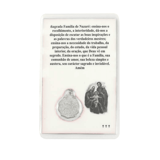 Card with Holy Family Prayer 2