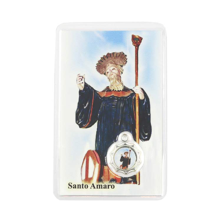 Card with prayer Saint Amaro 1