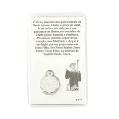 Card with prayer Saint Amaro