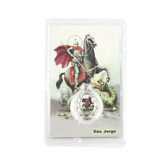 Card with prayer Saint George