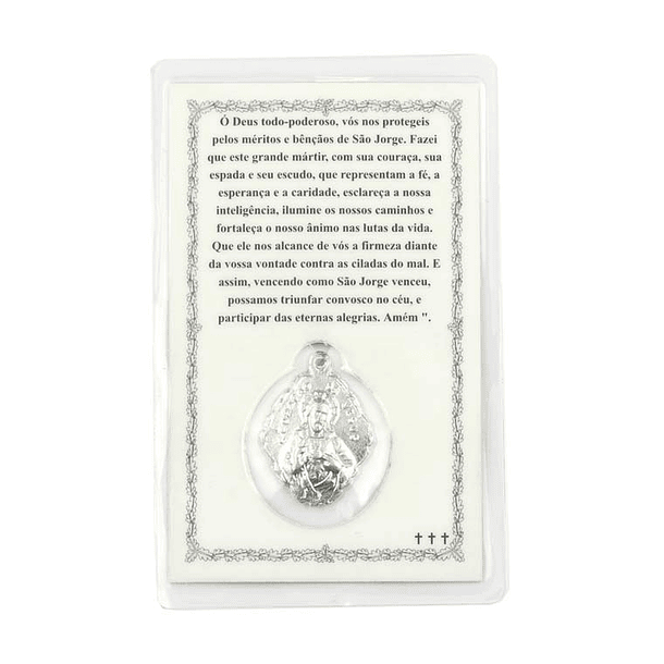 Card with prayer Saint George 2