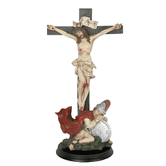 Cristo com soldado 26 cm
