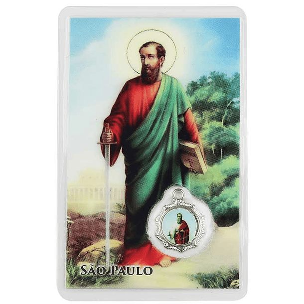 Cartão com oração a São Paulo 1
