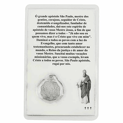 Card with prayer to Saint Paul
