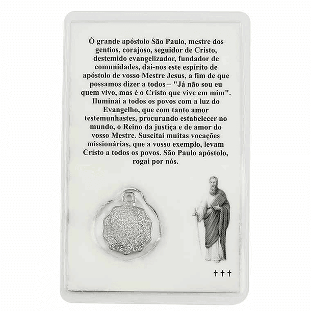 Card with prayer to Saint Paul 2