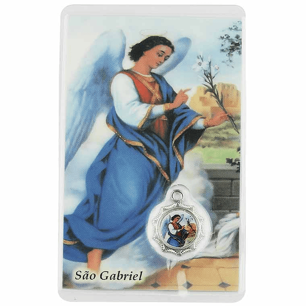 Cartão com oração a São Gabriel 1