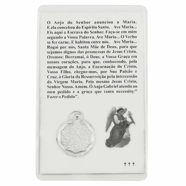 Card with prayer to Saint Gabriel 2