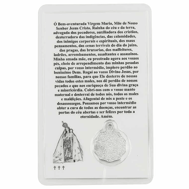 Card with prayer to Our Lady of Desterro 2