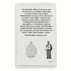 Cartão de oração a São Benedito