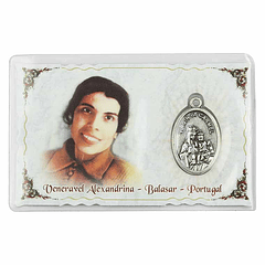 Card with prayer to Alexandrina