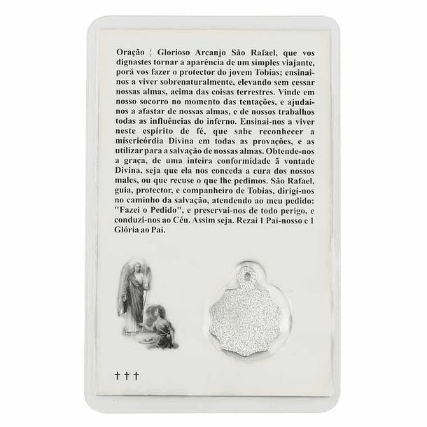 Card with prayer to Saint Raphael 2