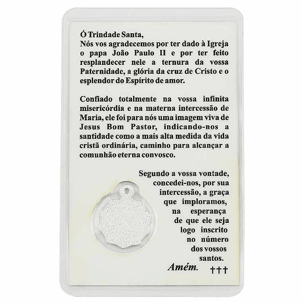 Pagela de Papa João Paulo ll 2