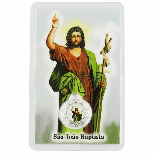 Prayer card of Saint John Baptist 1