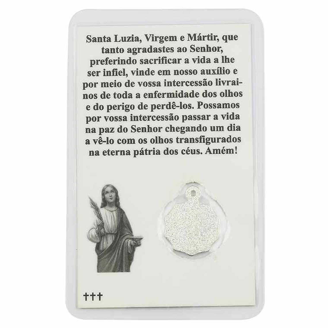 Carta con preghiera a Santa Lucia 2