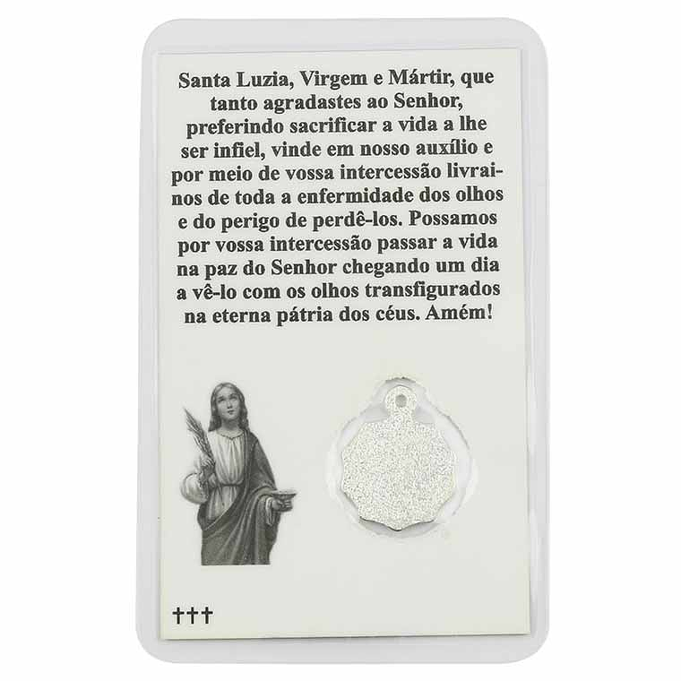 Carta con preghiera a Santa Lucia 2