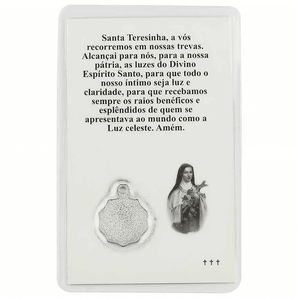 Card with prayer to Saint Therese 2