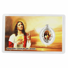 Prayer card to Sacred Heart of Jesus